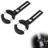 Zolara 2 pezzi supporto luce moto 20-38mm, supporto luce moto, supporto faro moto, supporti, supporto faro moto, compatibile con moto, supporto fendinebbia, nero