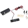 2EXTREME lampada targa a diodi dodici volt, compatibile con scooter e moto | Mini micro 44 x 12 millimetri, luce bianca, cavo 61 centimetri, corpo in plastica nera; compatibile con ciclomotore e auto
