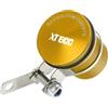 AMZCO Serbatoio del Liquido dei Freni per Ya&MAHA XT600/X/R/Z XT 600 XT 600R XT 600X Serbatoio Cilindro Freno Pompa Moto Oliatore Coppa Olio Serbatoio Frizione Anteriore Posteriore(Oro,Logo)