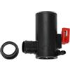 Partuto Motore Pompa Lavavetri Anteriore Per Subaru Impreza 00-07 1 Pz | No. MB848901 - Nero - Plastica E Gomma - Con Guarnizione - 2 Pin - Per Subaru Forester 05-08, Per Subaru Legacy 98-04