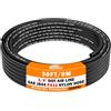 CheeMuii 30 FT 1/4 DOT Air Line 1/4 PA12 Nylon DOT Tubo dell'aria 9,2 metri 1/4 di pollice OD Tubo aria SAE J844 Linea freno aria per rimorchio semi camion o sistema di aria industriale