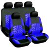 CTCYWLWAYZ Coprisedile auto Set Coprisedile Auto Universale Per Lancia Per Ypsilon(Full set-Blue)