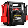 MyAnts Avviatore Batteria 12V/24V 2800A/1400A, Booster Batteria 20Ah al Piombo-Acido, Avviatore Portatile con USB, Uscita 12V e Luce di Emergenza per Auto, Camion, SUV, Camper, Barche e Trattori
