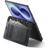 owlhold Cover per Samsung Galaxy Z Fold 8, antiurto in pelle PU di alta qualità, con scomparti per carte di credito, blocco del segnale RFID, con funzione di supporto, colore: nero
