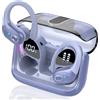 Aptkdoe Cuffie Wireless 75 Ore, Bluetooth 5.4 2026, Audio Stereo, Cuffie Over-Ear con Archetto, Microfono ENC, Blu ghiacciaio