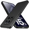 GIOPUEY Cover Compatibile con Xiaomi Redmi Note 15 PRO 5G, Il Materiale TPU Ultrasottile Custodia, Anti Impronta Digitale Phone Case [Resistente all'Usura] [Antiscivolo] - Nero