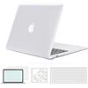 RYGOU MacBook Air 11 cassa in cristallo con protezione trasparente della tastiera e protezione antipolvere per 11,6 pollici Macbook Air Model: A1465 / A1370