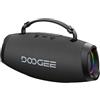 DOOGEEEco Cassa Portatile Potente 100W Picco,80W RMS,Speaker Wireless IPX5,15 Ore Autonomia,TWS Stereo,Bassi Profondi,RGB,Power Bank,USB TF AUX (BLACK)