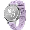 GIOPUEY Cinturini Compatibile con Garmin Lily 2/Lily 2 Active, Morbido Silicone Cinturino [Resistente all'Usura] [Traspirante] - Light Purple