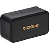 DOOGEEEco Field Rush Cassa Musica, Altoparlante Portatile Con Microfono, Suono Potente, Batteria A Lunga Autonomia, Resistente, Ideale Per Giardino, Campeggio E Uso Domestico - Nero