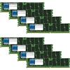 GLOBAL MEMORY Kit di memoria RAM DDR4 2666 MHz PC4-21300 288-PIN ECC REGISTRATA DIMM (RDIMM) da 256 GB (8 x 32 GB) compatibile con Mac Pro (2019)
