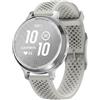GIOPUEY Cinturini Compatibile con Garmin Lily 2/Lily 2 Active, Morbido Silicone Cinturino [Resistente all'Usura] [Traspirante] - Grey