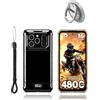 yystao Custodia per Ulefone Rugone Xever 8, Cover Antiurto in TPU Antipolvere e Antigraffio, Nero