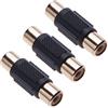 Keple Femmina a Femmina RCA Accoppiatore Adattatore Prolunga Phono Convertire Maschio a Femmina Pacchetto Adapter per Cavo Phono Connettore, Auto Audio, TV, Ricevitore, Amplificatore (3 pezzi)