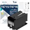 LCL T6715 T6716 C13T671500 C13T671600 Scatola di manutenzione Compatibile con Epson WorkForce Pro WF-4720DWF WF-4725DWF WF-4730DTWF WF-4730DWF WF-4740DTWF WF-4740DWF WF-4820DWF WF-C5210DW(1-Pack Nero)