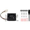 Coolwell Dedicated 3007 Cooling Fan 12V For Raspberry Pi Compute Module 4 CM4 (NOT Include), PWM Speed Adjustment, Low Noise, With Thermal Tapes