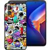 XINGCHOU per TCL K70 5G (6.80) Cover, Nero Morbido Silicone Ultra Sottile TPU Protezione Case, Antiurto Anti-Graffio Bumper Custodia per - XS40