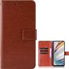 BAILI Cover per TCL 30 5G/30+, Custodia Portafoglio Pelle Sintetica con TPU, Supporto Stand, Cover per TCL 30 5G/30+ Cellulare, Marrone