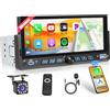 Inefala Autoradio 1 DIN Bluetooth Wireless CarPlay Android Auto