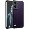 HAFFAN Custodia Cover Protettiva per Cellulare per Motorola Moto g85 5G (6.6 inches), Stile Similpelle - Viola scuro