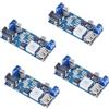 iHaospace 2 Pcs 24V/12V to 5V 5A DC-DC Step Down Power Supply Converter 9V-35V 25W Buck Module