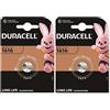 Duracell 2X Duracell 1616 Lithium (2 Blister Da 1 Batteria) 2 Pile