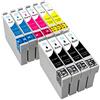 ESMONLINE Set di 10 cartucce d'inchiostro compatibili in sostituzione di Epson T1285 per Epson Stylus Office BX-305 S-22 SX-125 SX-130 SX-230 SX-235 SX-420 SX-425 SX-430 SX-435 SX-438 SX-40 45