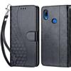 KENHONER Custodia per Huawei P Smart Z Cover, Nero 3D