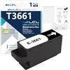 LCL T3661 C13T366100 Scatola di manutenzione Compatibile con Epson XP-8500 XP-8505 XP-8600 XP‑8605 XP-8700 XP-6000 XP-6001 XP-6005 XP-6100 XP-6105 XP-15000 XP-15010 XP-15080 XP-970(1-Pack Nero)
