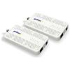 goCoax Adattatore MoCA 2.5 con porta Ethernet da 2,5 GbE. MoCA 2.5. 1 porta 2,5 GbE. Fornire una larghezza di banda di 2,5 Gbps con cavi coassiali esistenti. Bianco (confezione da 2, MA2500D)