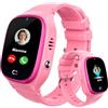 POKUJNFY Smartwatch Bambini GPS Telefonate Chat SOS Contatti Sveglia
