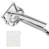 Brysalis Spremiagrumi Manuale, Spremi Limone con Filtro Rimovibile, Spremifrutta, Spremiagrumi in Acciaio Inox, Spremiagrumi Manuale a Leva, Spremiagrumi Portatile per Limoni, Arance, Lime, Melograni