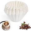 UHETLET 150 Pz Filtri per Caffè Carta da Filtro a Cestello per Ca ffè 50/155 mm Filtr o Caffe Americano Bianco Naturale 1-2 Tazze per Macchina da Caffè per Casa Caffetteria