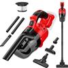 Tsu‌Icaty Aspirapolvere senza fili per batteria Milwaukee da 18 V, aspirapolvere portatile per casa, auto, pavimenti in legno duro con filtro HEPA lavabile 125 AWG (senza batteria)