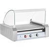 Royal Catering - RCHG-11E - Griglia elettrica per salsicce - 11 rulli di cottura - 1850 W - 220 V - 2 settori di cottura - spedizione gratuita