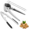 YILANJIN Acciaio Inox schiaccianoci, Schiaccia Noci con Deisgn Classico per Noci, Metallo Pinze per Noci, Multifunzione Pinza Castagne, Schiaccianoci Multifunzione per nocciole,Noci e Frutti di Mare (4 Pcs)