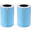 Trade-Shop - 2 filtri di ricambio a 3 livelli (prefiltro, carbone attivo, HEPA) con chip compatibile con Xiaomi Mi Air Purifier Pro H purificatore d'aria sostituisce M7R-FLH-GL