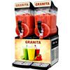 Générique Granitore professionale 2 vasche 12L - 600W - Raffreddamento -2°C a -3°C - Acciaio inox, compatto ed efficiente - Ideale per bar, caffetterie, snack, eventi