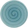 Generico Memento Table Set 6 piatti Dessert 21 cm in ceramica Made in Italy, dipinti a mano (Petrolio, Dessert)