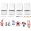 Generic Strumento per la creazione di palline in gel di argilla 3D, rullo per perline per nail art per fiori in gel 3D, rullo in argilla polimerica da 2 mm, 3 mm, 4 mm, 5 mm, strumento per modellare sfere
