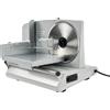 Baroni Home Affettatrice Elettrica Pieghevole con Lama Seghettata Removibile, Spessore Regolabile 0-15 mm, Ventose Antiscivolo, Compatta Richiudibile, per Salumi, Pane, Carne e Verdure (Classica)