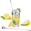 Candeon Cucchiaio Da Cocktail in Acciaio Inox, 31cm Cucchiaini Da Bar Cucchiaio Cocktail, Manico Lungo Cucchiai Da Miscelazione Cucchiaio per Mescolare E Laminare Le Bevande,Cocktail, Frappè, Succhi