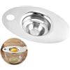 QINGZY Separatore per Tuorlo D'uovo in Acciaio Inox, Filtro per Uova Bianco Egg Separator Stainless Steel Bianco Uovo Separazione Strumento da Cucina Separa Albume Separare Tuorli e Albumi (2)