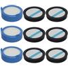 PUREBURG ASKW4 Filtro di ricambio compatibile con aspirapolvere AEG 8000 ESKW4 FX8 AZE156, 6 filtri pre-motore e 3 filtri igienici