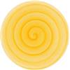 Generico Memento Table Set 6 piatti Dessert 21 cm in ceramica Made in Italy, dipinti a mano (Giallo, Dessert)