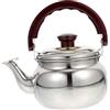 ULTECHNOVO Teiera Acciaio Inox da Fornello 1L, Bollitore Robusto, Manico Comodo | Bollitore Elettrico Acciaio Inox, Teiera Bollitore, 1L, Argento, per Caffè e Tè in Casa o Hotel