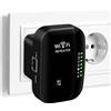 Flintronic Recente WLAN Ripetitore WiFi Extender, Ripetitore WiFi Potente, Amplificatore Internet con Porta Ethernet, Configurazione Rapida, Spina UE
