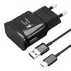 Kayshow Caricabatterie Veloce per Samsung,Caricatore Rapido Adattativo USB con Cavo di Ricarica USB di Tipo C per Samsung Galaxy S21,S20,S10,S10e,S9,S8,A13,A30,Note10,9,Caricabatterie Tablet USB C