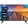 Metz TV LED 32 pollici HD Ready DVB-T2 HDMI USB Nero 32MTH2000Z