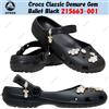 Crocs Classic Demure Gem Ballet nero 215663-001 taglia unisex